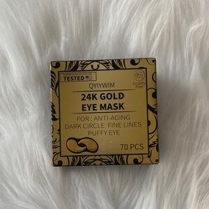 QYIYWIM 24K Gold Eye Mask - NIB